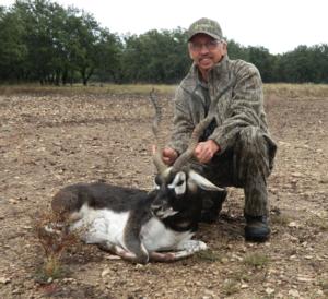 Awesome Blackbuck taken by Bernie White of Mississippi on his second trip to Cross Outfitters!