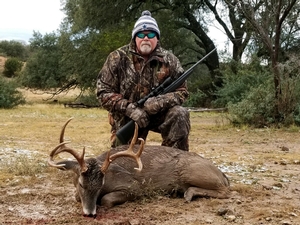 Jeff Brown with his 125 inch 9 point Bronze Buck.