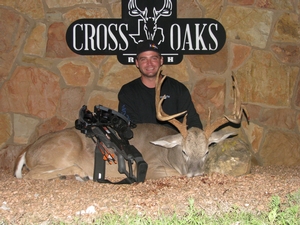 Troy Owens of Colorado with his 149 Inch 13 point Droptine Buck taken with a CrossBow.