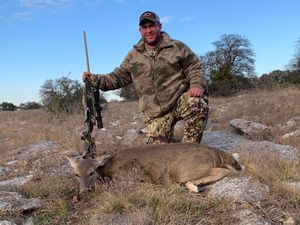 Chris with his 2nd Doe.