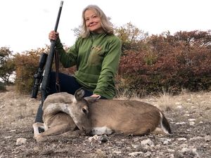 Whitetail Doe taken by Judy.