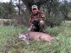 Bernie with his whitetail doe.