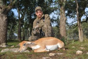 Bernie with his second blackbuck doe.