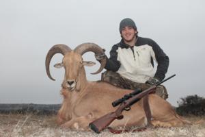 Aoudad taken on the last day by Monroe Luther.