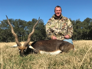 Bobby Guillory of Colorado with a nice Blackbuck taken at 330 yards!