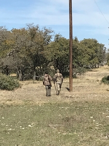 Ber and his guide hunting blackbuck.