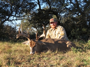 140 inch 10 point buck taken by Mark of Colorado.