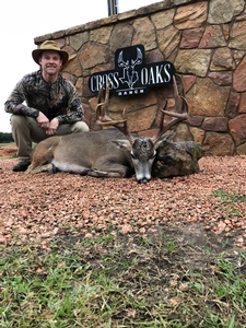 Rick Riley of Louisiana with his 153 inch 10 point buck.