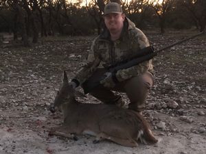 Colton with his Doe.