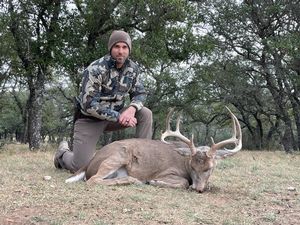 Joe F. with his management Buck.