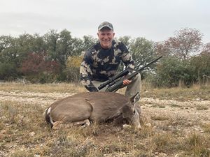 John with his doe.