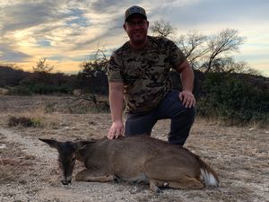 Chris with his 2nd doe.