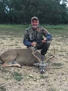 130 inch Management Buck taken with a pistol by Steve Traylor.