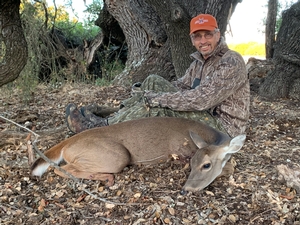 Bernie with his Whitetail Doe.