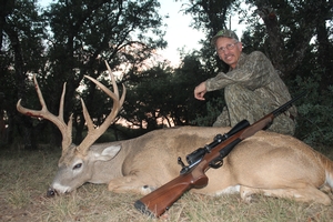 Heavy 146 inch buck taken by Bernie White of Mississippi.