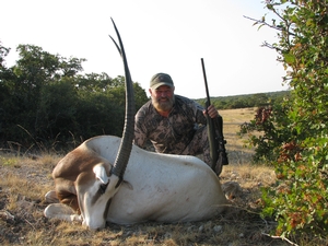 Frank with his Oryx. Bronze SCI