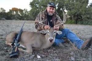 Jerry White and his 128 inch 9 point buck!