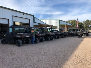 Lots of Polaris Rangers for this hunt!