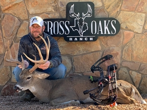 Bobby Guillory with his 152 inch 10 point Buck taken with a bow.