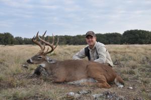 14 point 160 inch buck taken by Cody Guillory of Louisiana.