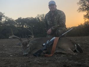 Colton with his 137 Inch 10 Point Whitetail Buck.