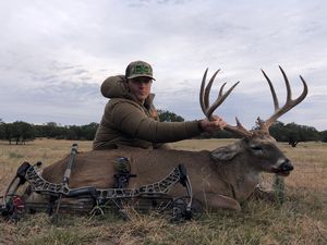 150 Inch 9 Point taken by Blaine with a Bow!