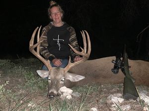 155 Inch 11 point Whitetail Buck taken by Micaela E.