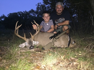 Easton Silva with his first whitetail buck! 131 5/8 10pt! Proud Dad Jesse Silva got to watch him make a great shot. Congrats Easton we are all proud of you!
